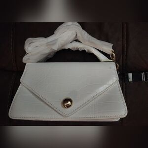 "House of want" vegan leather nwt white handbag